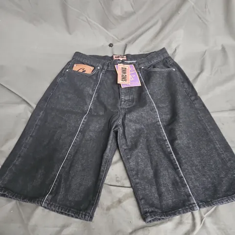CORTEIZ DENIM GENES SHORTS INWASHED BLACK SIZE M