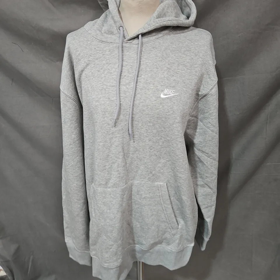 NIKE FLEECE LINED HOODIE IN GREY SIZE XL