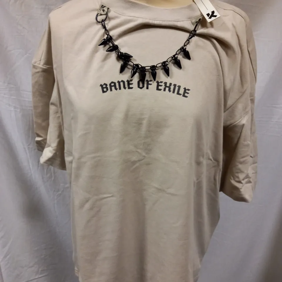 BRAND NEW KOI BANE OF EXILE UNISEX OVERSIZED T-SHIRT - XS