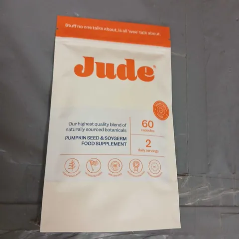 THREE POUCHES OF JUDE PUMPKIN SEED & SOY GERM FOOD SUPPLEMENT – 60 CAPSULES