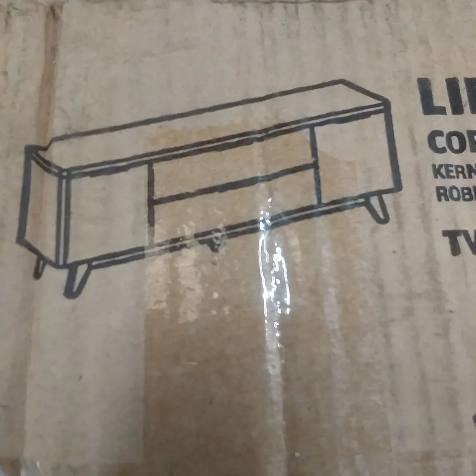 BOXED LIBRE 2 DRAWER TV STAND FOR TV'S UPTO 60