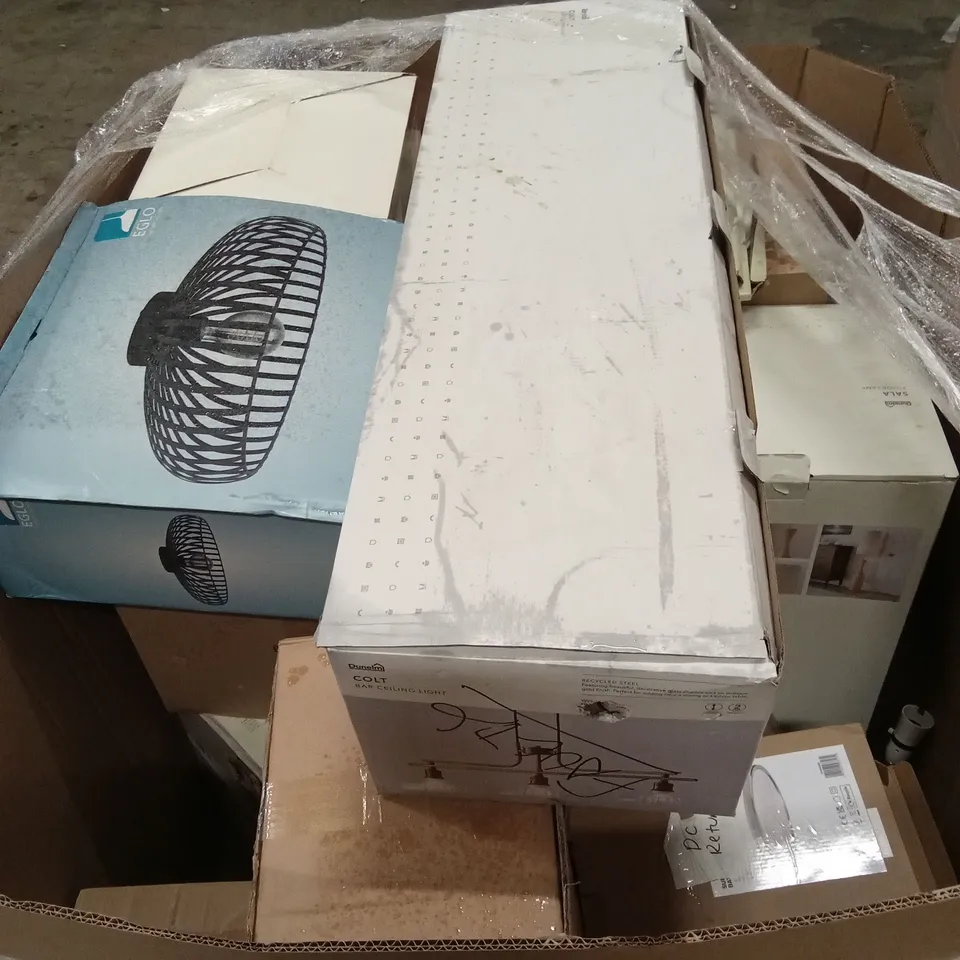 PALLET OF APPROXIMATELY 20 ASSORTED INDOOR LIGHTING PRODUCTS