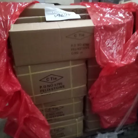 PALLET OF ASSORTED ZIP TIES COMING IN DIFFERENT COLOURS