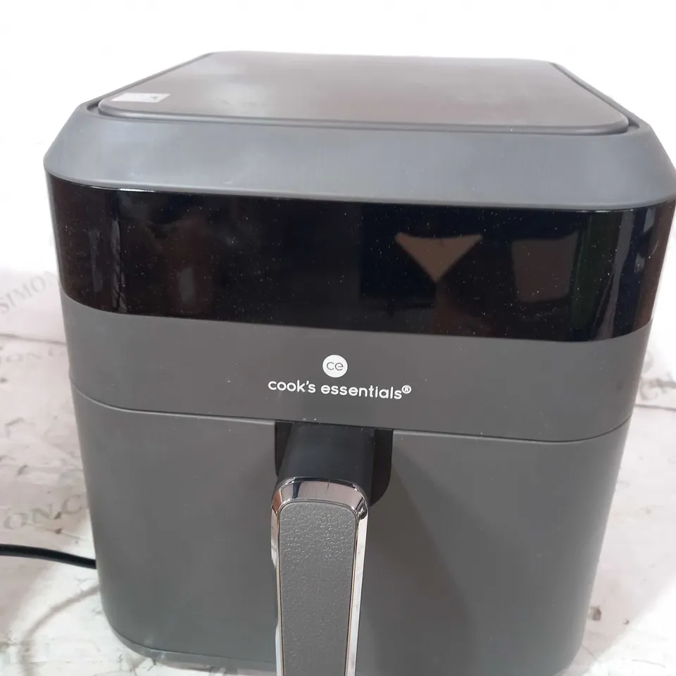 COOK'S ESSENTIALS 5.8L AIR FRYER IN SLATE GREY