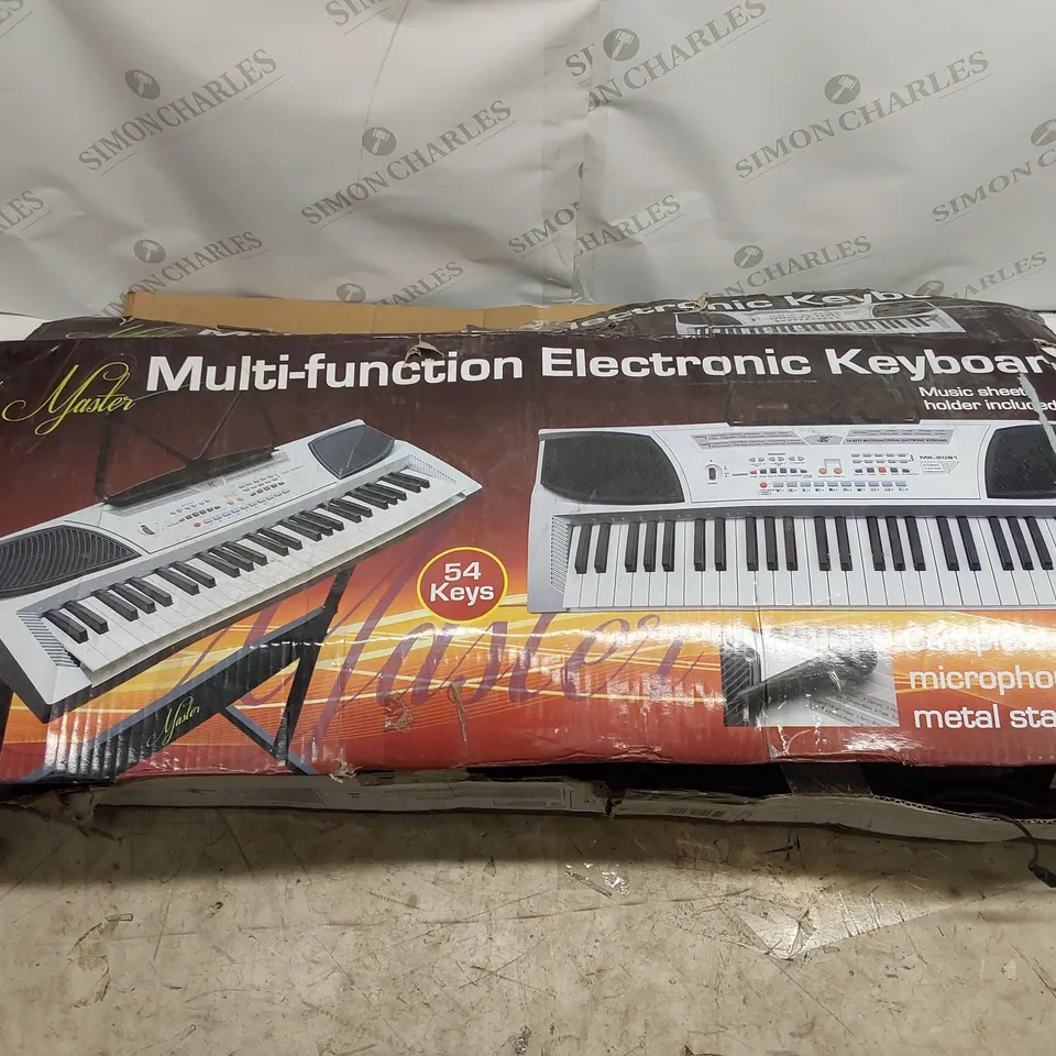 BOXED MASTER MULTIFUNCTIONAL ELECTRONIC KEYBOARD (1 BOX)