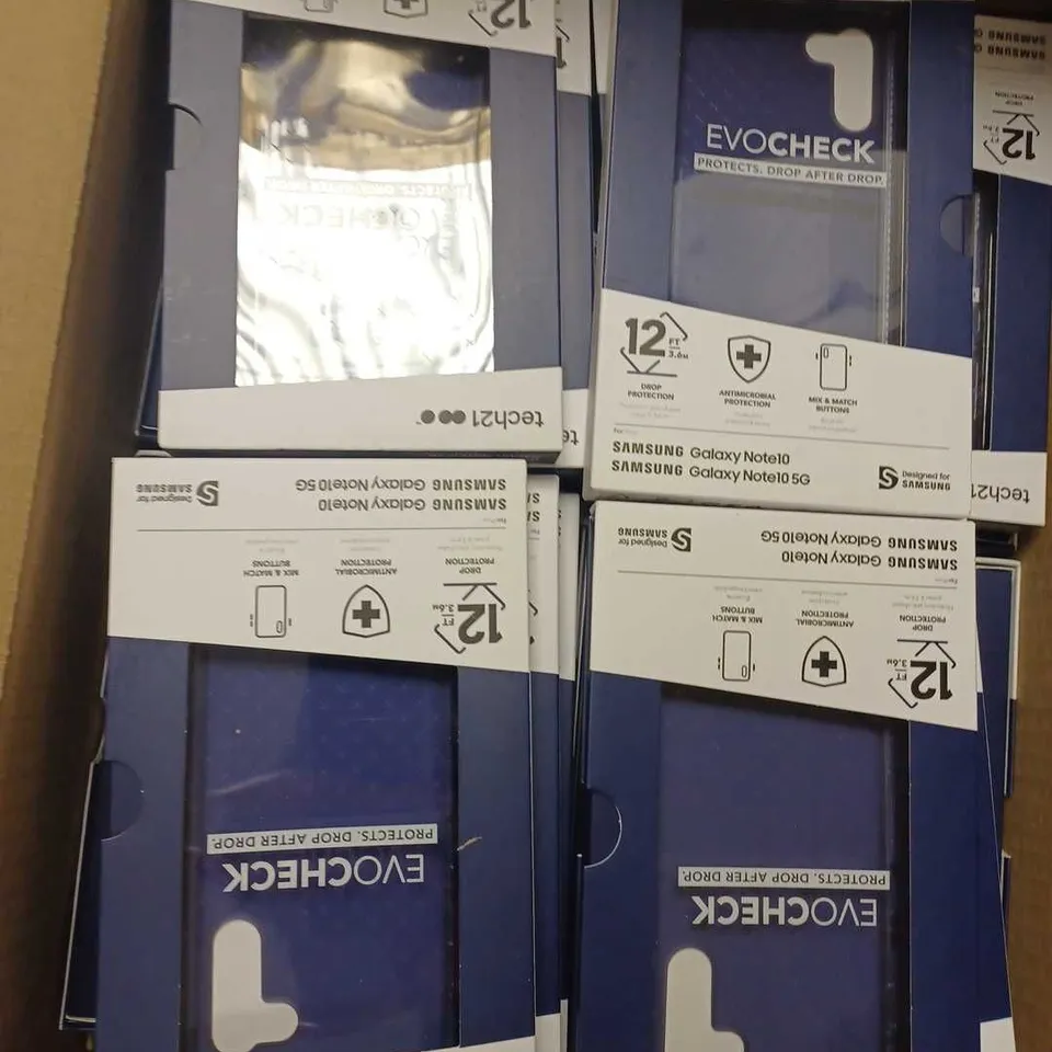 LOT OF APPROX 76 TO INCLUDE TECH21 EVO CHECK SAMSUNG GALAXY NOTE 20 PHONE CASE