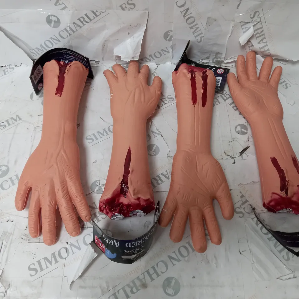 BOX OF APPROX 8 HAPPY HALLOWEEN SEVERED ARM 