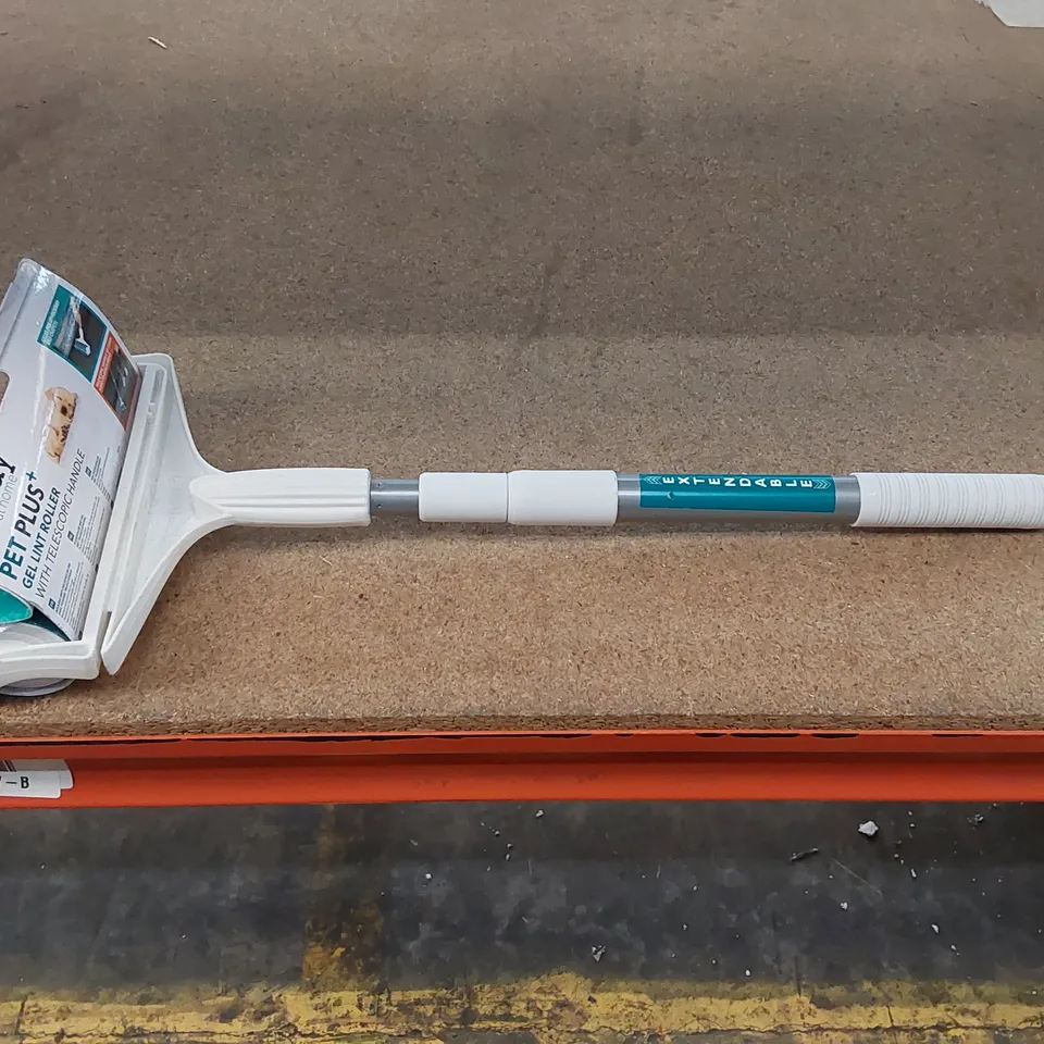 BRAND NEW BELDRAY PET PLUS+ GEL LINT ROLLER WITH TELESCOPIC HANDLE (1 ITEM)