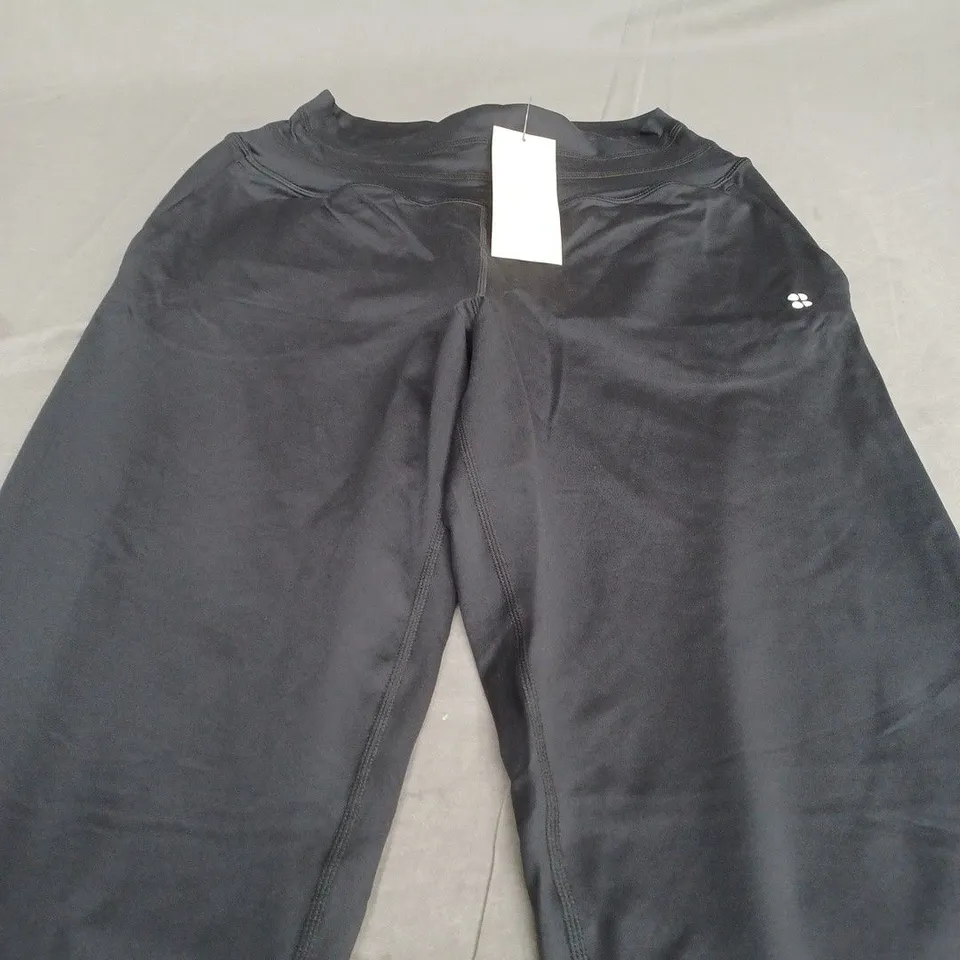 SWEATY BETTY GAIA 27 PERFORMANCE YOGA PANTS IN BLACK - XS