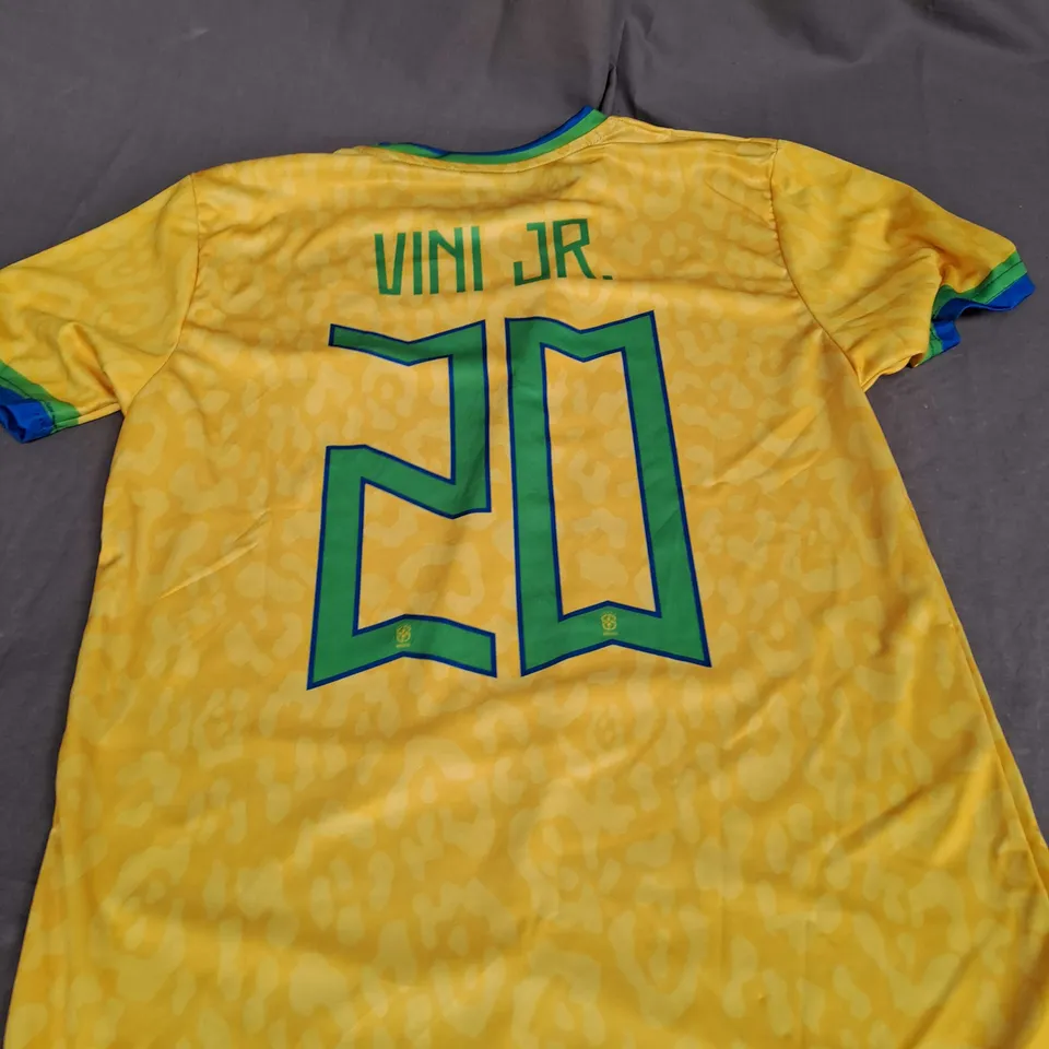 BRAZIL FC HOME JERSEY WITH VINI JR 20 SIZE UNSPECIFIED