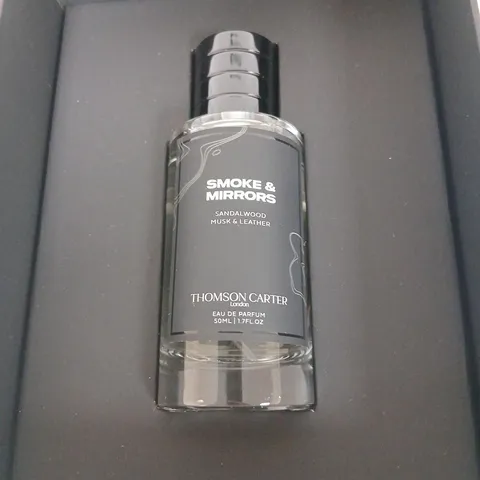 SMOKE & MIRRORS EAU DE PARFUM 50ML β THOMSON CARTER LONDON (BOXED)