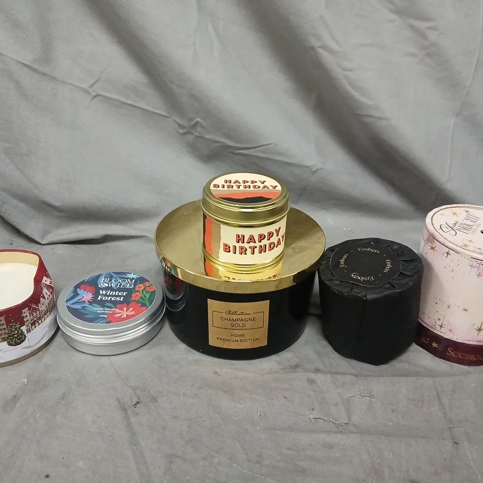 APPROXIMATELY 7 ASSORTED HOUSEHOLD ITEMS TO INCLUDE SCENTED CANDLES & WAX MELTS