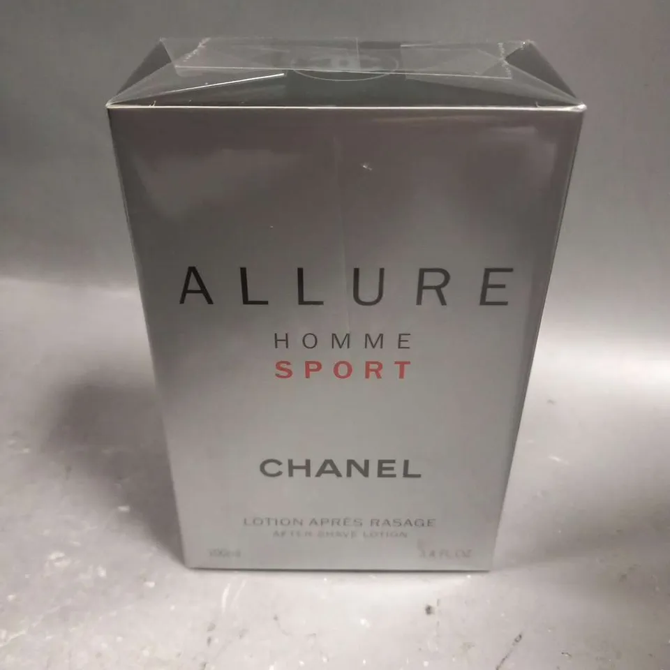 BOXED AND SEALED ALLURE HOMME SPORT CHANEL LOTION APRES RASAGE AFTER SAHVE LOTION 100ML