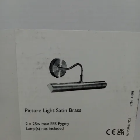 ONEDIN PICTURE LIGHT SATIN BRASS