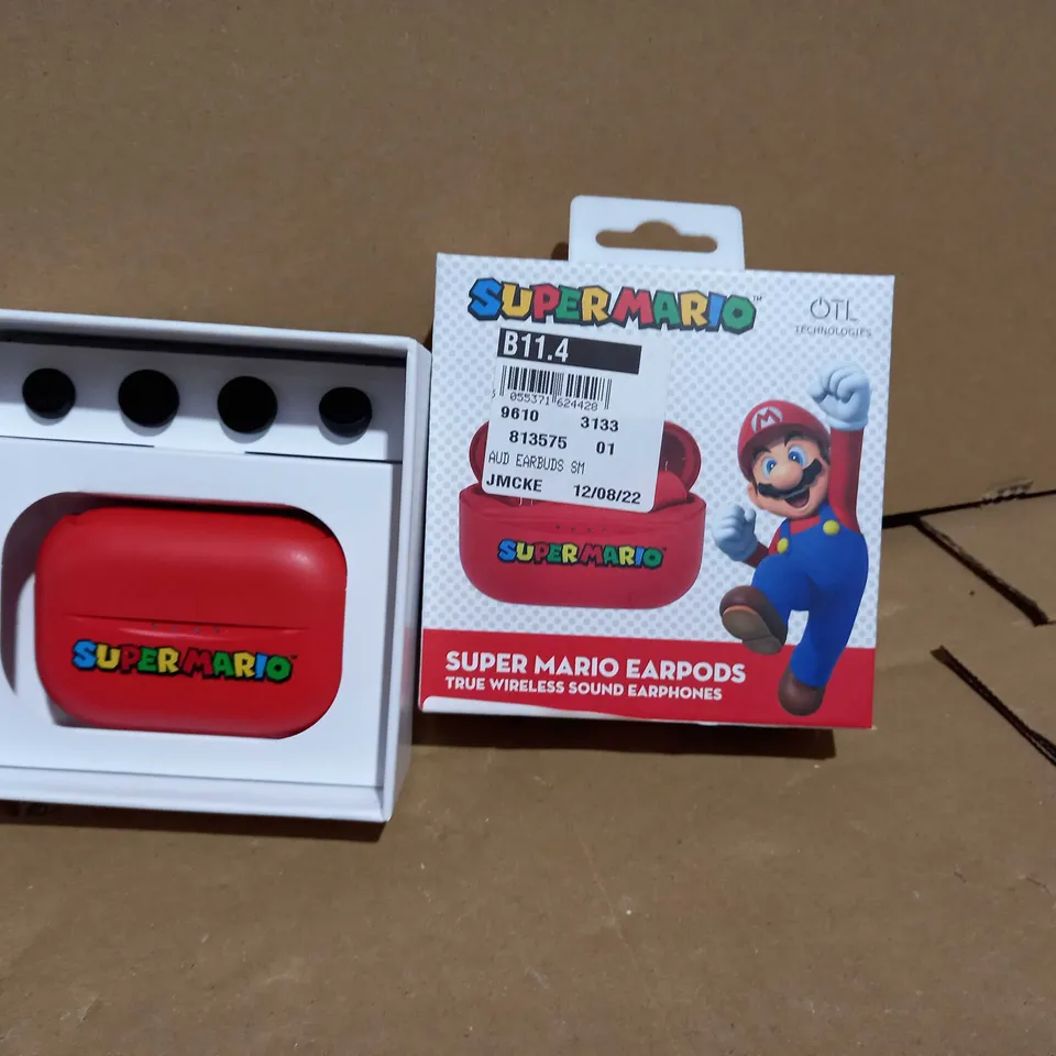SUPER MARIO WIRELESS EARPODS RED