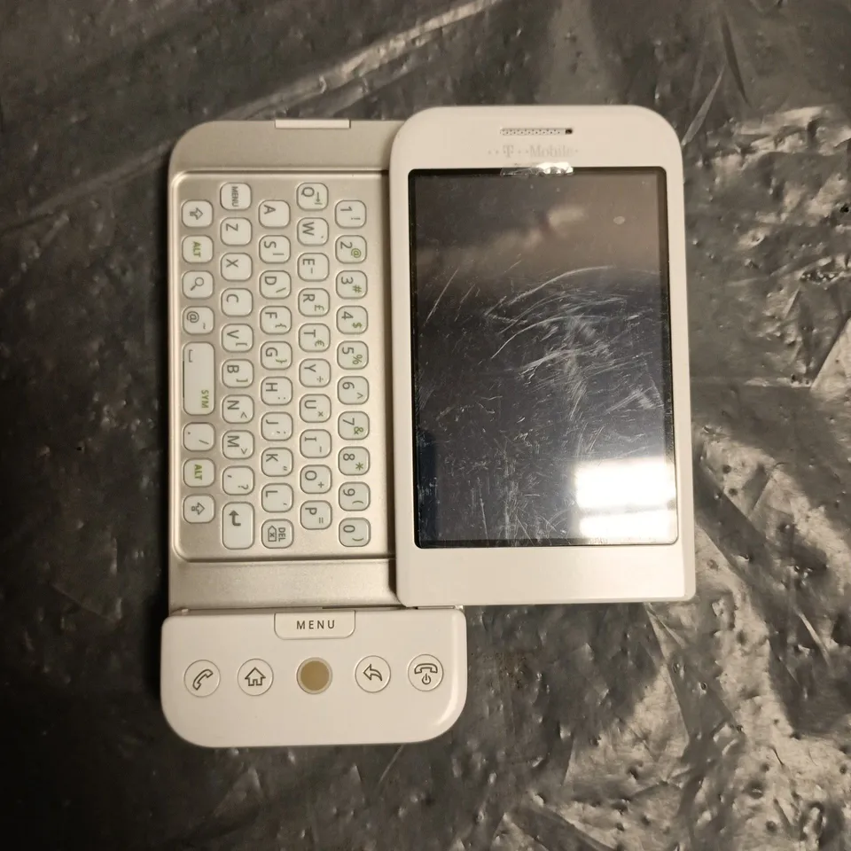 HTC DREAM T-MOBILE G1 MOBILE PHONE IN WHITE