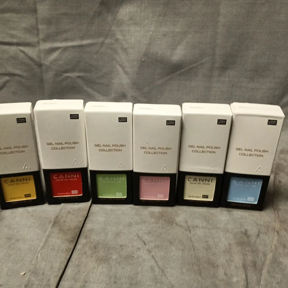 APPROXIMATELY 20 BOTTLES OF CANNI NAIL VARNISH VARIOUS COLOURS 9ML PER BOTTLE
