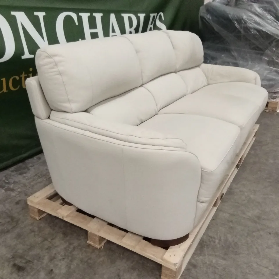 QUALITY DESIGNER ITALIAN MADE 3 SEATER LEATHER SOFA