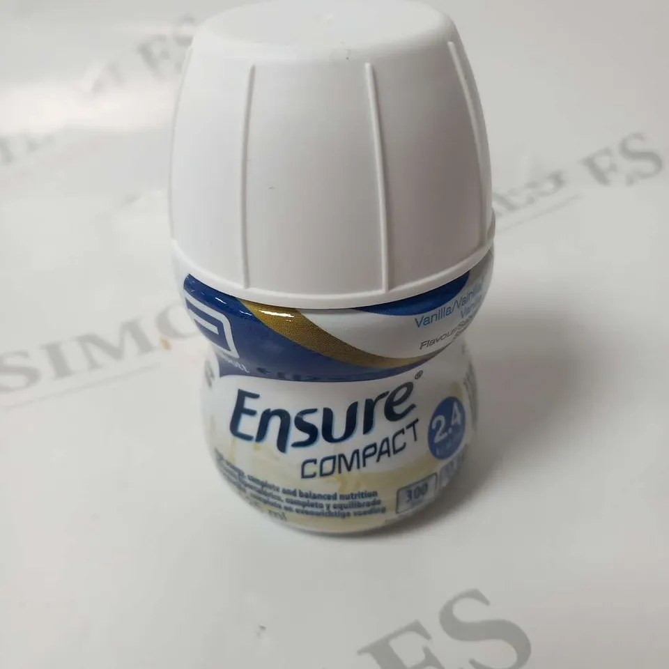 APPROXIMATELY 12 ABBOTT ENSURE COMPACT VANILLAS FLAVOUR 125ML BOTTLES