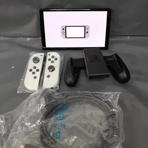 BOXED NINTENDO SWITCH CONSOLE IN WHITE