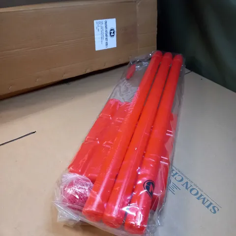 BOXED TOY CRICKET STUMP SET SIZE 5