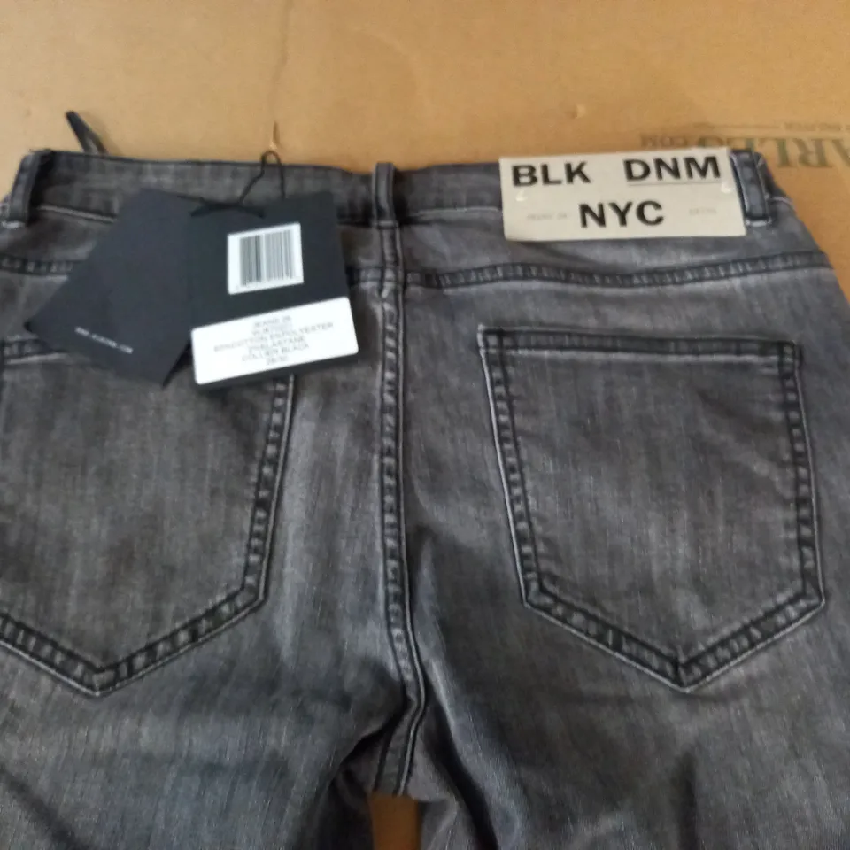 BRAND NEW BLK DNM JEANS IN COLLIER BLACK - 26