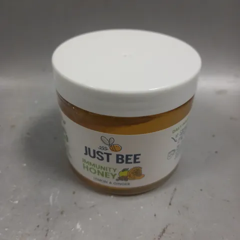 SIX TUBS OF JUST BEE IMMUNITY HONEY LEMON AND GINGER 260G