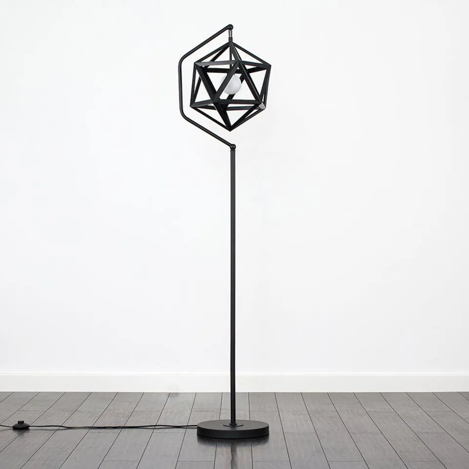 GRACE 160CM NOVELTY FLOOR LAMP- BLACK