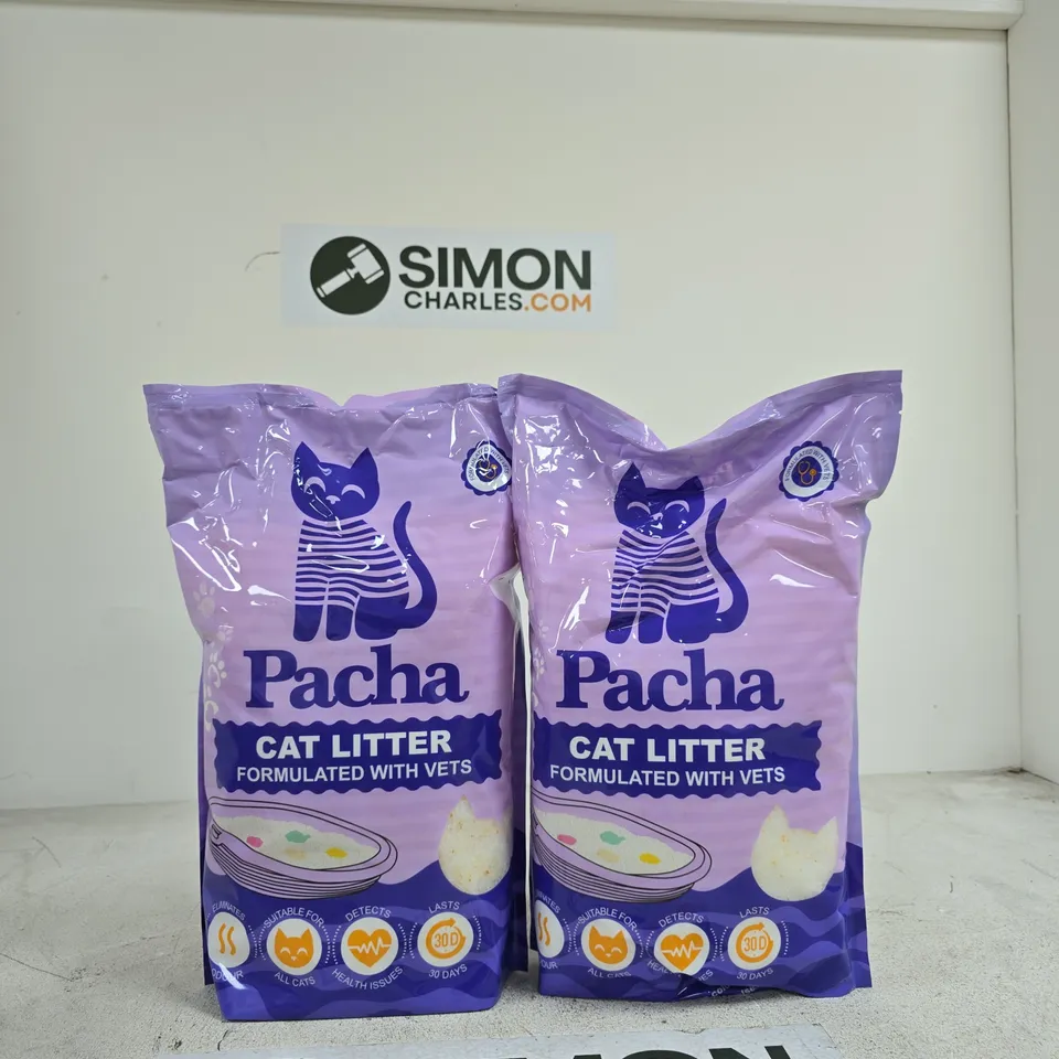 PACHA CAT LITTER – 2 BAGS (FORMULATED WITH VETS)