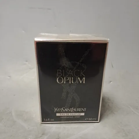 BOXED AND SEALED YVES SAINT LAURENT BLACK OPIUM EAU DE PARFUM SPRAY 50ML