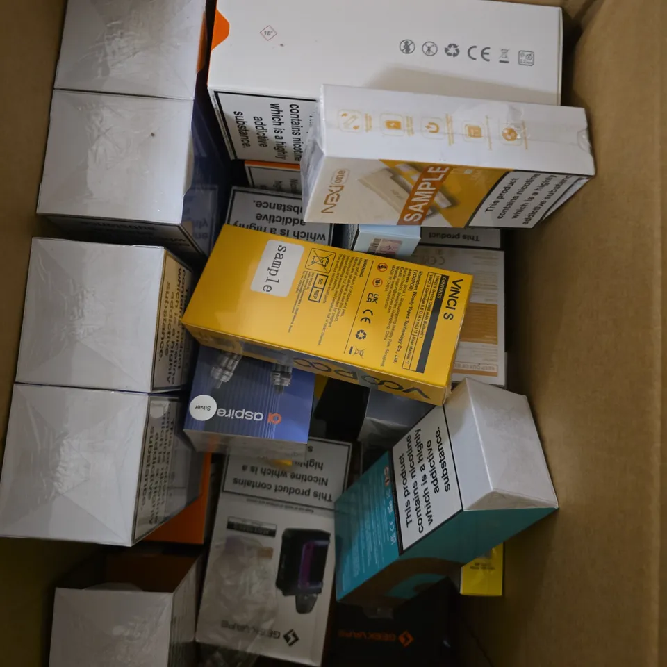 APPROXIMATELY 15 ASSORTED E-CIGARETTE PRODUCTS TO INCLUDE - INNOKIN, ASPIRE, VOO POO ETC