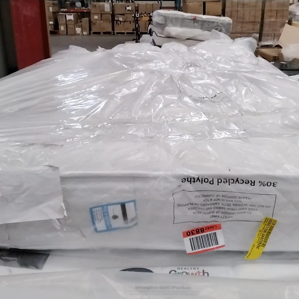 QUALITY BAGGED ARNBIORN 20CM MEMORY FOAM HYBRID POCKET SPRUNG SMALL DOUBLE 4FT MATTRESS