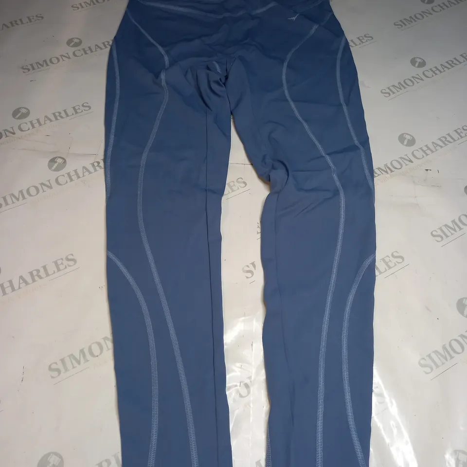 MEDIUM BLUE GYMSHARK LEGGINGS 