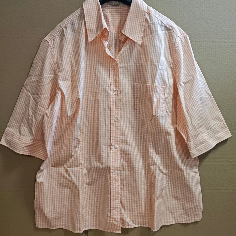 VAN LAACK SHORT SLEEVE COTTON SHIRT - 48