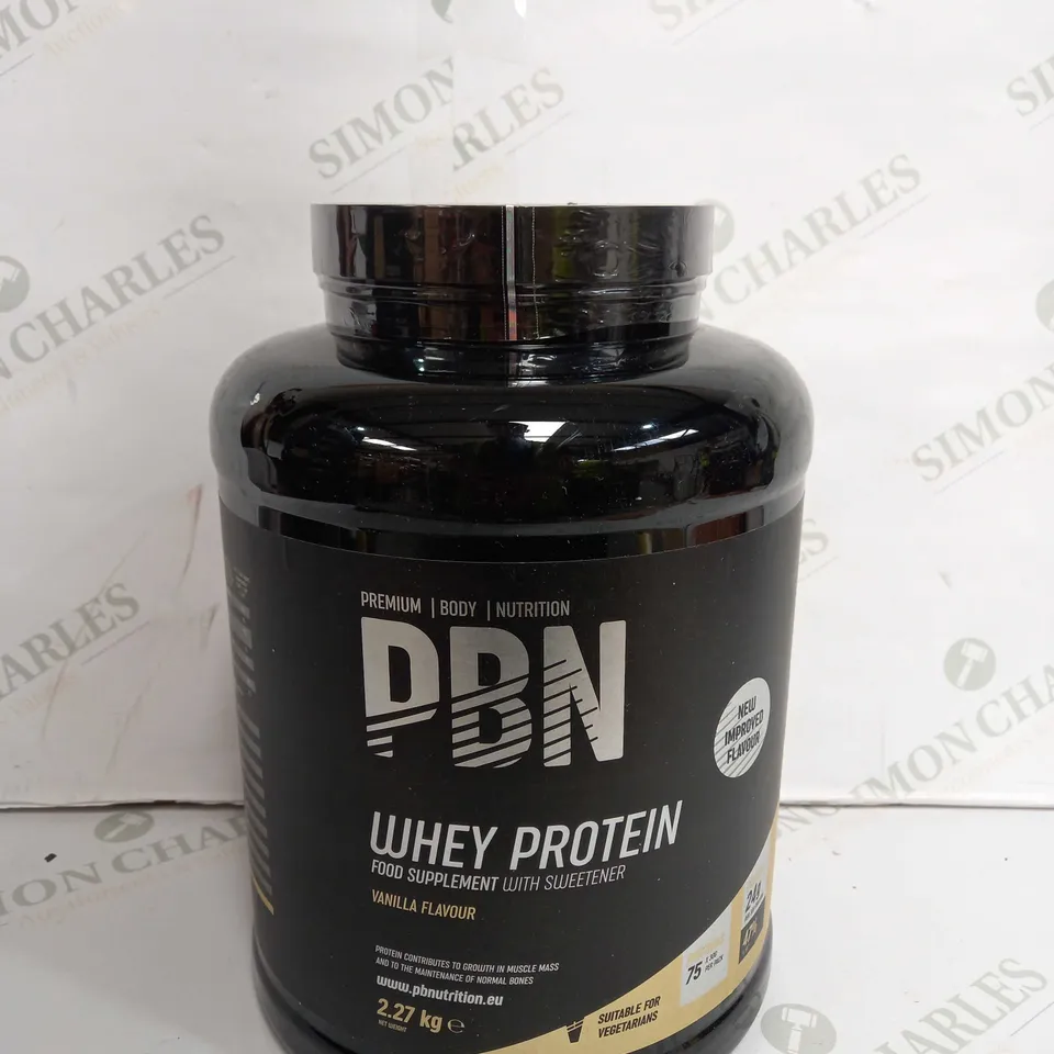 PBN WHEY PROTEIN VANILLA FLAVOUR 2.27KG 