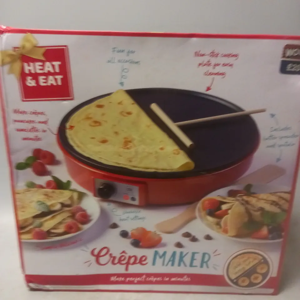 HEAT & EAT CREPE MAKER