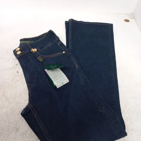 HOLLAND COOPER HIGH RISE FLARED JEANS – DEEP INDIGO, UK 10R