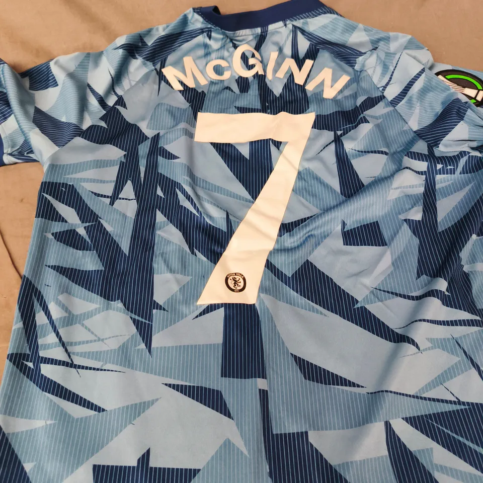 ASTON VILLA FC AWAY SHIRT – MCGINN 7, SIZE M