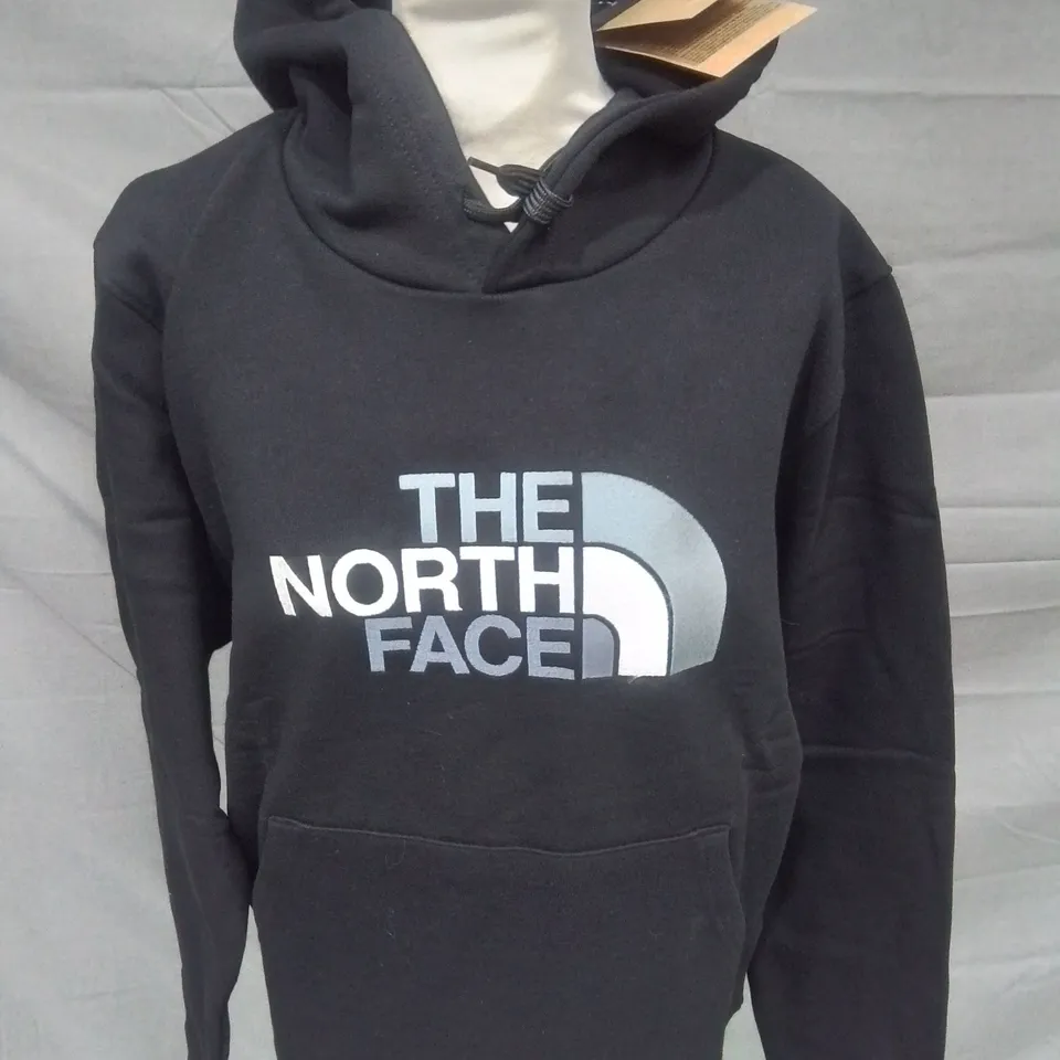 NORTH FACE DREW PEAK BLACK HOODIE - MED