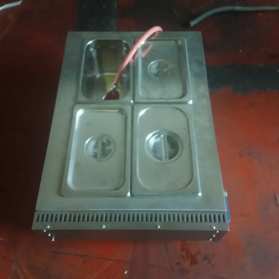 GAS POWERED 4 DOOR BAIN MARIE 