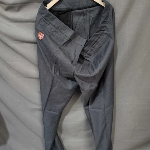 GIRLS' GREY TAILORED TROUSERS, SIZE 40R