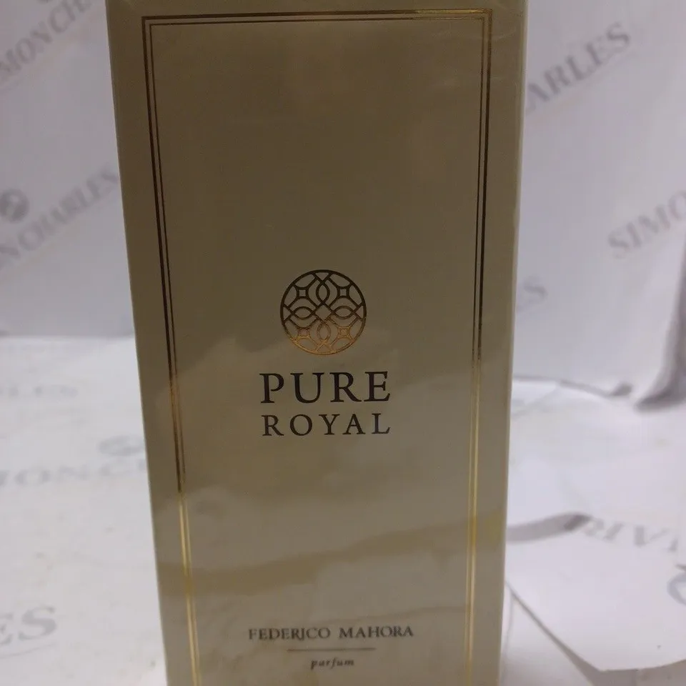 BOXED AND SEALED PURE ROYAL FEDERICO MAHORA PARFUM 50ML