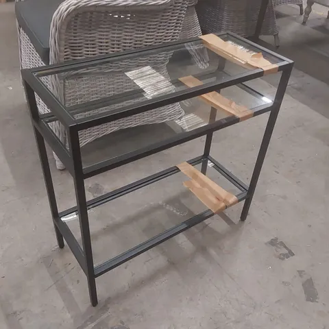SIDE TABLE WITH STORAGE