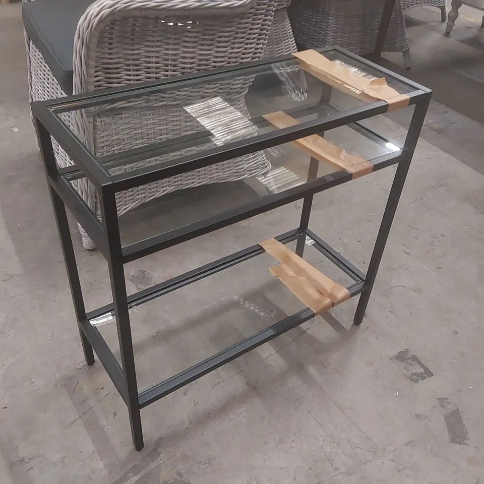 SIDE TABLE WITH STORAGE
