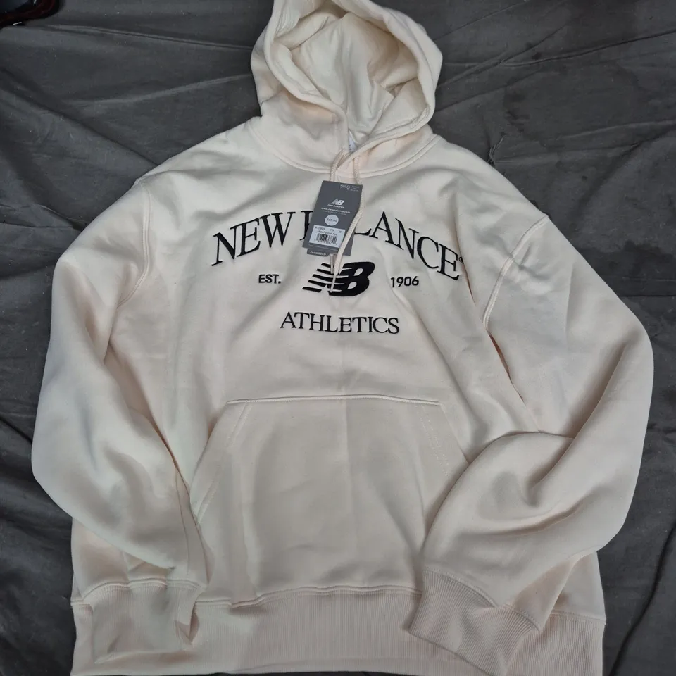 NEW BALANCE RISE PULLOVER HOODIE – OVERSIZED, UK XS