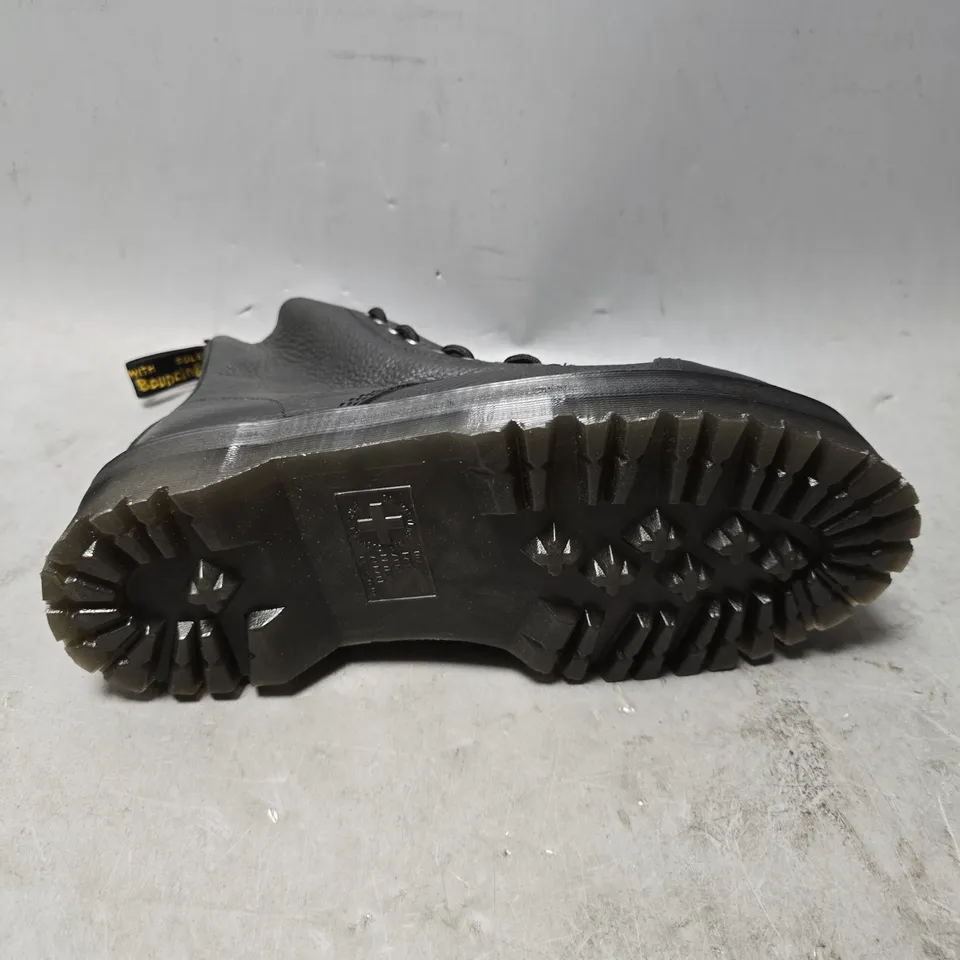 DR MARTENS HIGH TOP BROWN BOOTS - SIZE UNSPECIFIED 