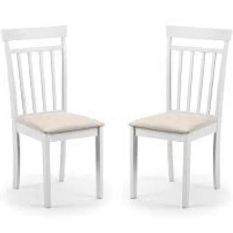 JULIAN BOWEN PAIR OF COAST DINING CHAIRS