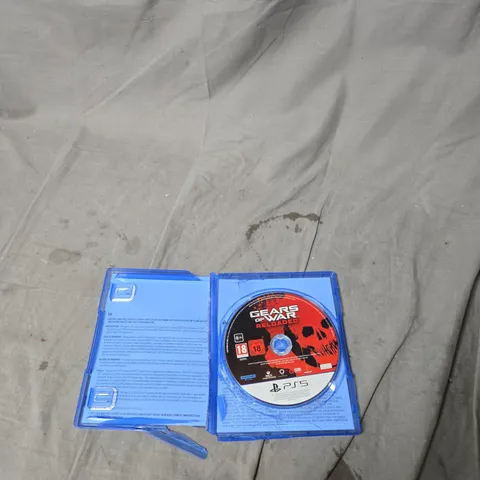 GEARS OF WAR: RELODED – PS5 GAME DISC IN CASE- DAMAGED CASE