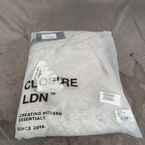CLOSURE LDN RELAXED OPEN HEM JOGGER β LIGHT GREY MARL, UK SIZE L