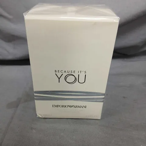 BOXED EMPORIO ARMANI BECAUSE IT'S YOU EAU DE PARFUM 100ML